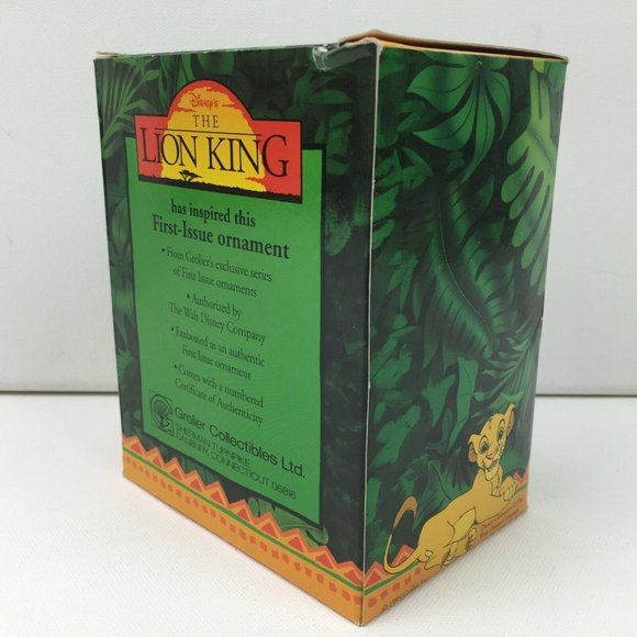 Grolier Collectibles Disney The Lion King Simba First-Issue Christmas Ornament - Picture 3 of 11